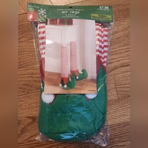 NWT Christmas Decor Elf Legs